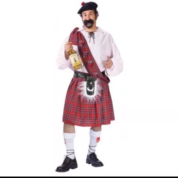 big shot scottish guy men halloween costume